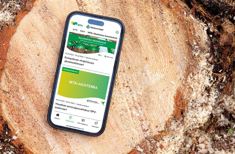 MTK mobiilisovellus - jäsenetujen ja jäsenkortin koti