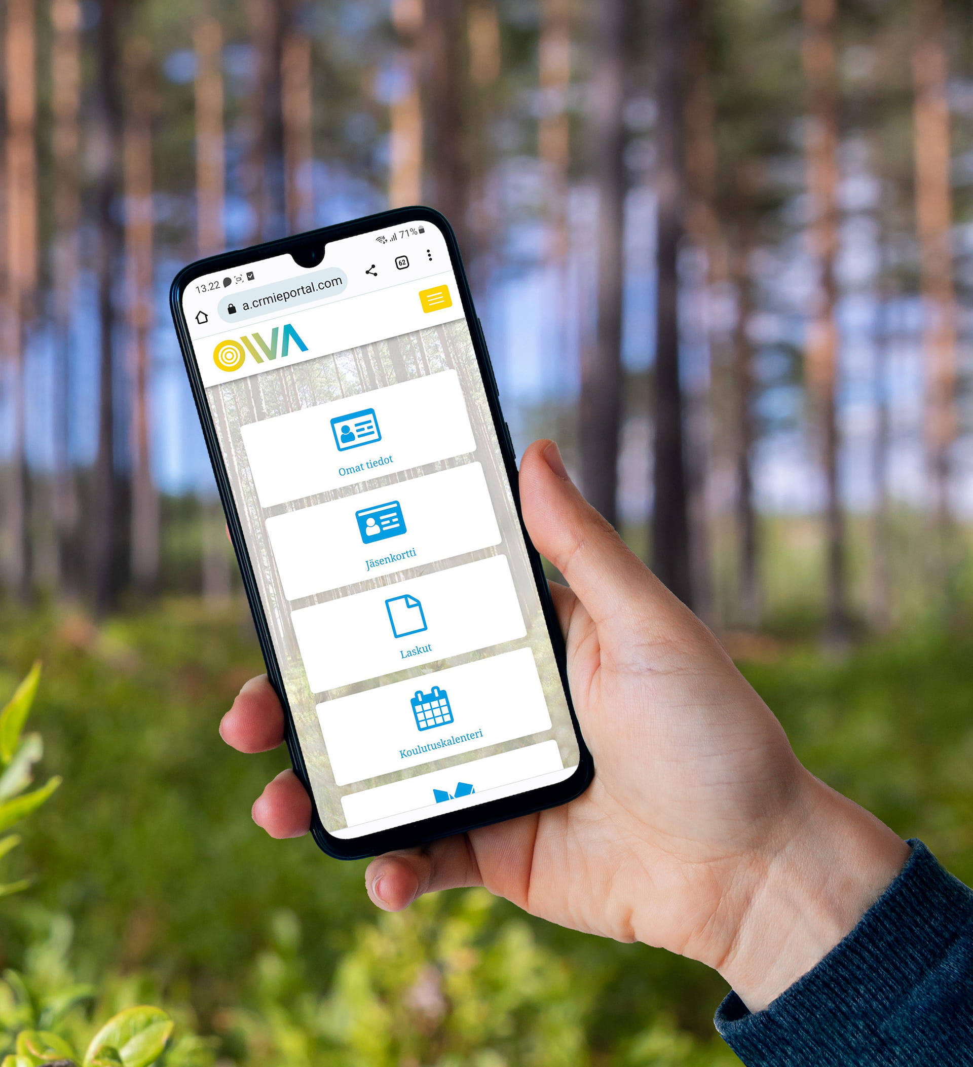 Oiva jäsensivu jäsentietojesi hallintaan
