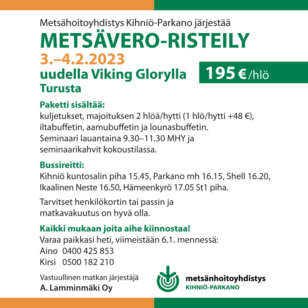 Metsäveroristeily 3.-4.2.2023
