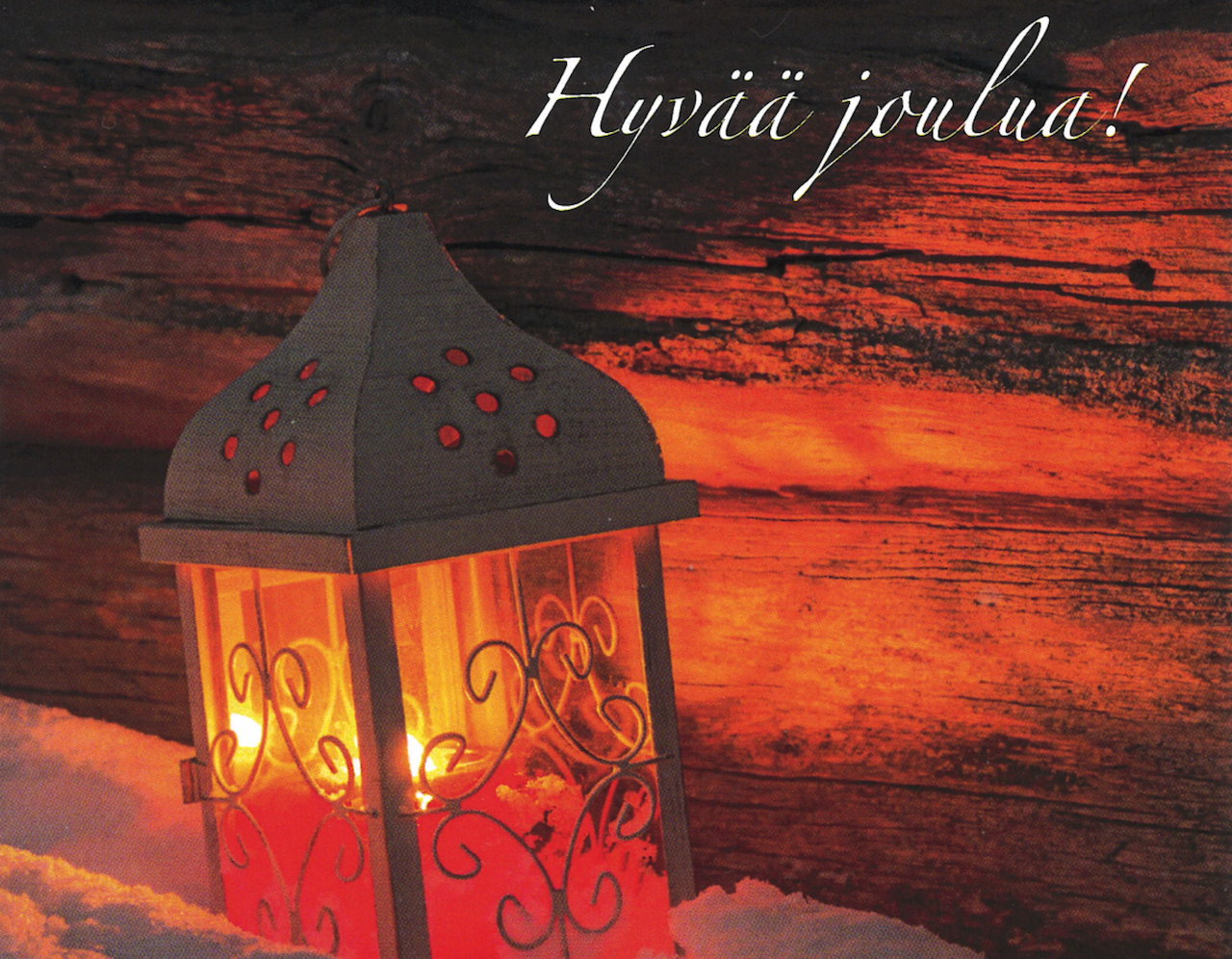 Hyvää joulua