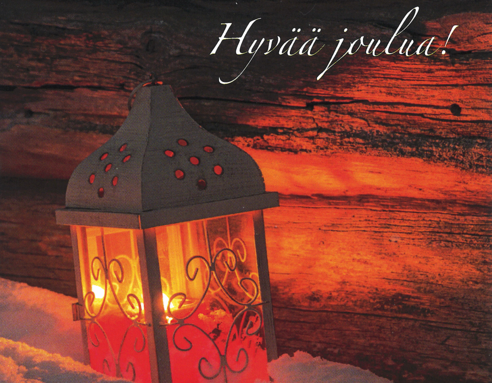 Hyvää joulua