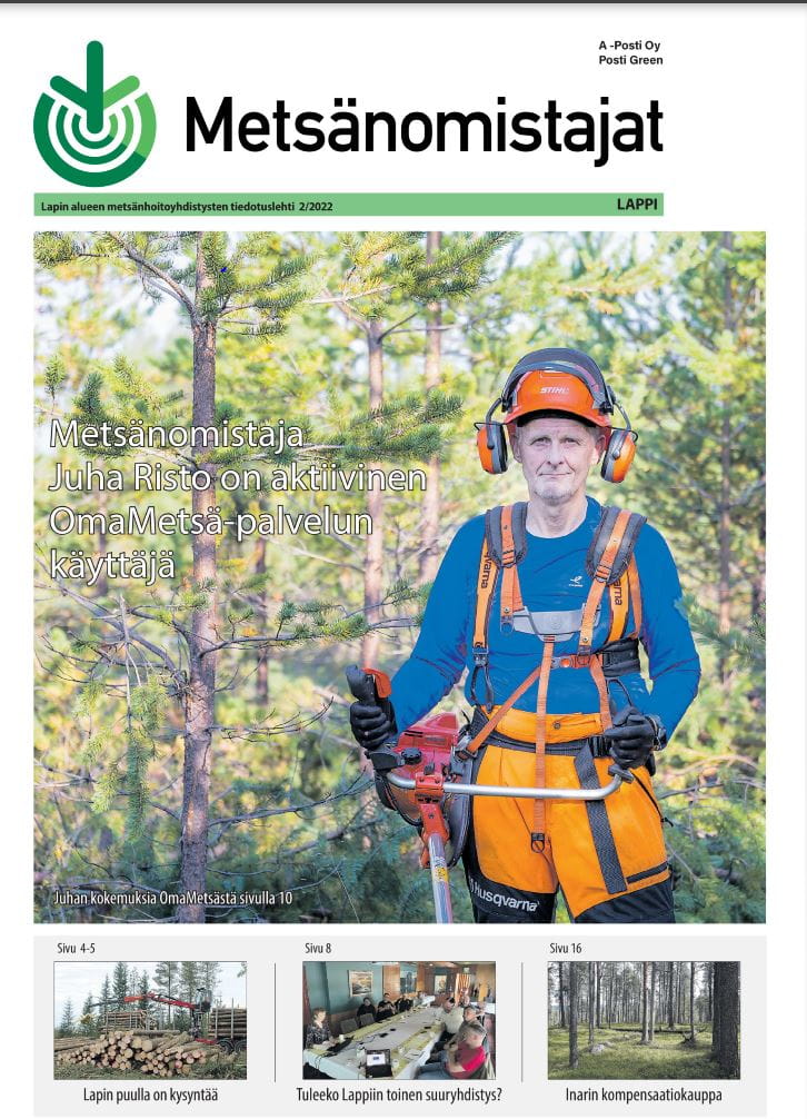 Lapin metsänomistajat lehti on ilmestynyt