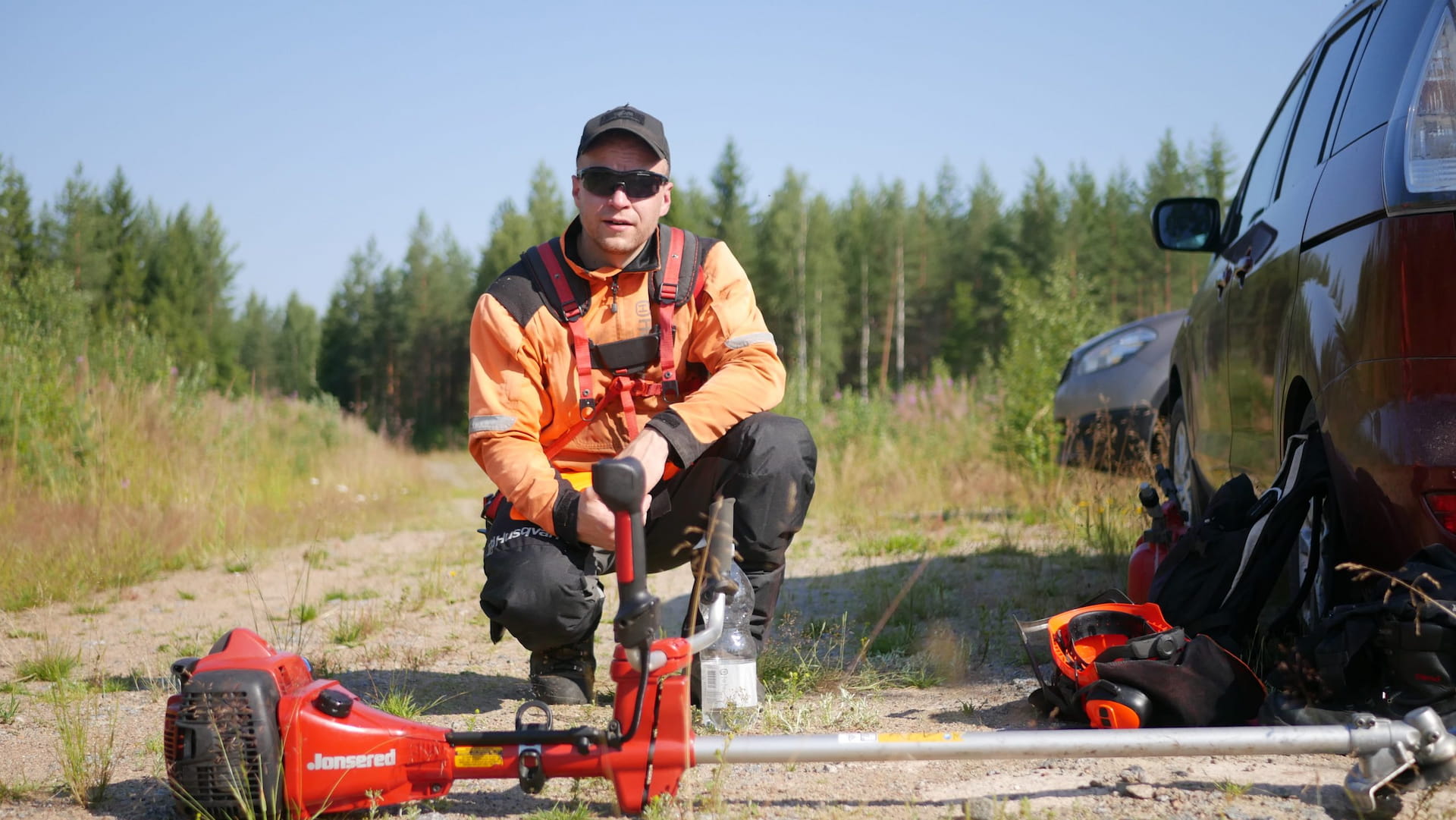 Joukon raivaussahakurssi