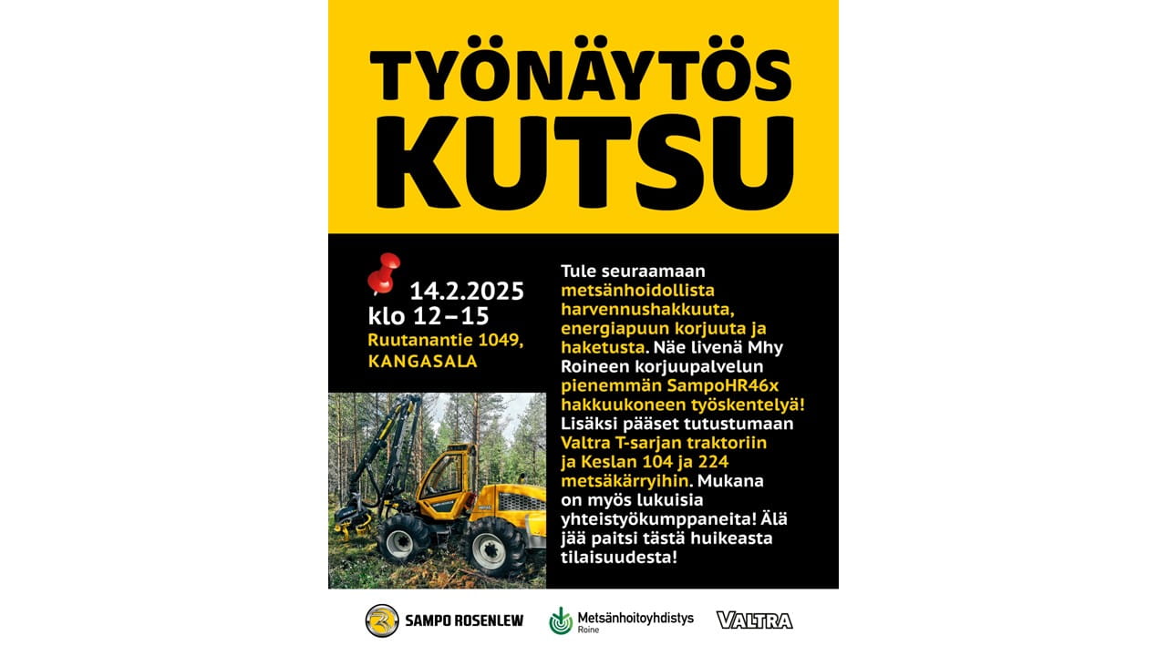 Työnäytös Kangasalla