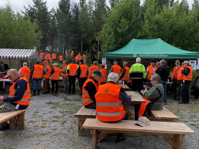 Metsärupattelua Parikkalassa
