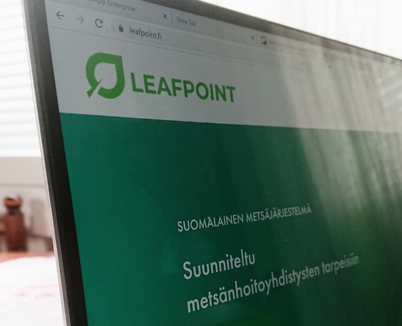 Uusi metsäjärjestelmä Leafpoint käyttöön Mhy Savotassa